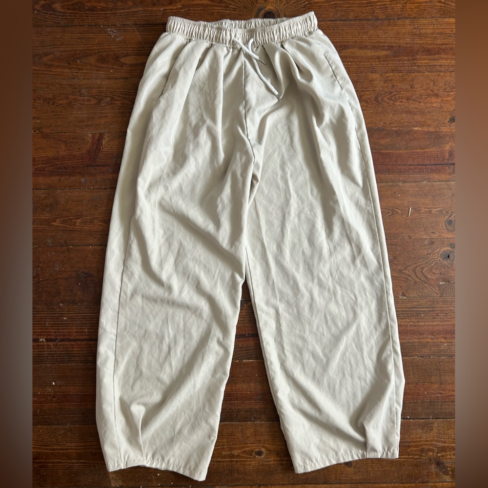 Cream Jogger Pants
